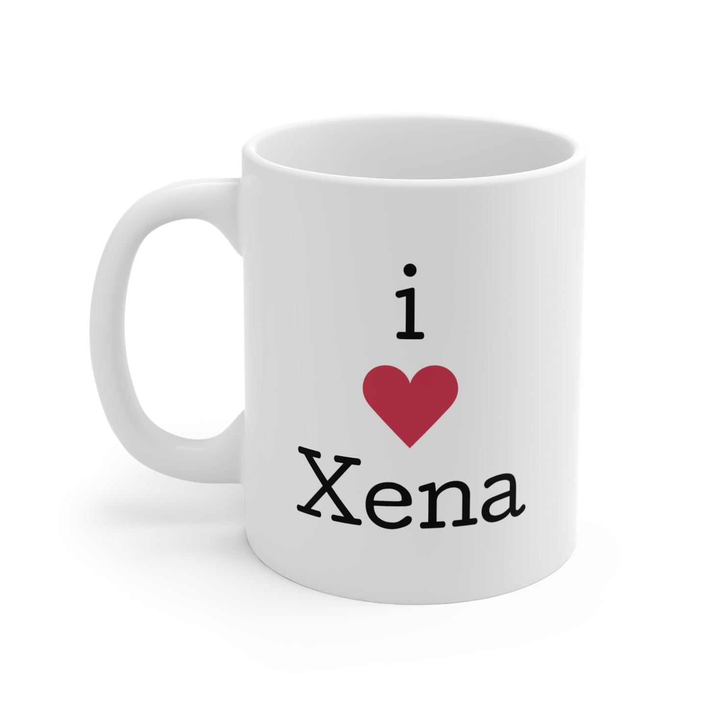 Warrior Princess Mug for Xena Fan 11oz. I Heart Xena