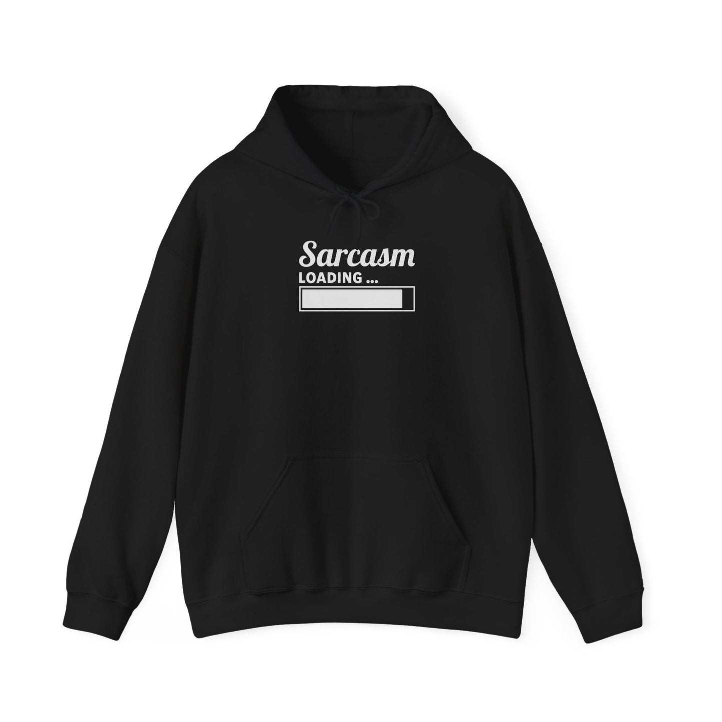 Sarcasm Loading Unisex Heavy Blend™ Hooded Sweatshirt Funny Gift, Gift for Man, Gift for Woman, Sarcastic Gift, Birthday Gift, humorous gift