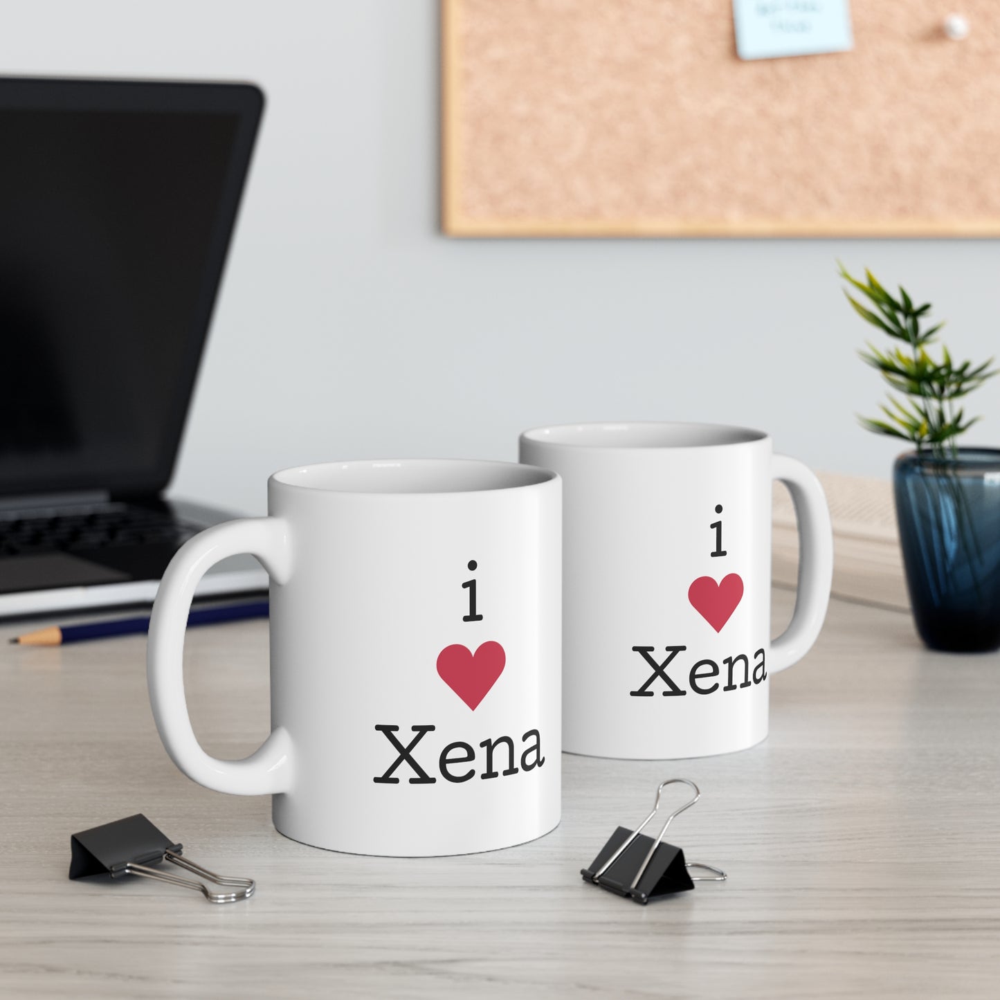 Warrior Princess Mug for Xena Fan 11oz. I Heart Xena