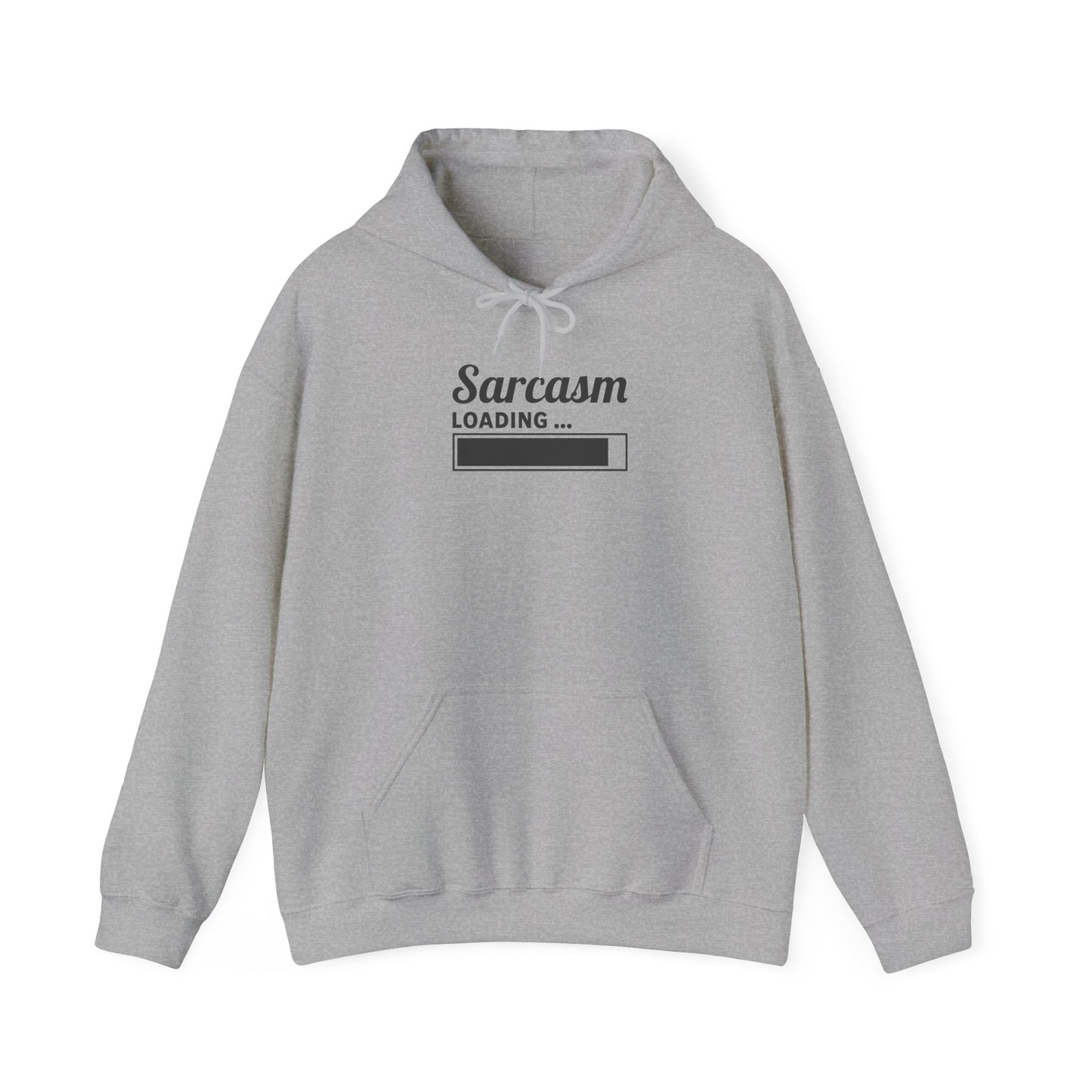 Sarcasm Loading Unisex Heavy Blend™ Hooded Sweatshirt Funny Gift, Gift for Man, Gift for Woman, Sarcastic Gift, Birthday Gift, humorous gift