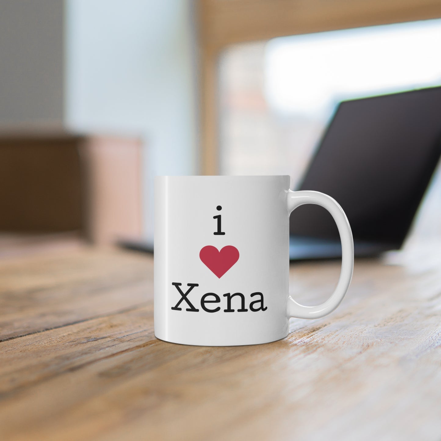 Warrior Princess Mug for Xena Fan 11oz. I Heart Xena I Heart Gabrielle