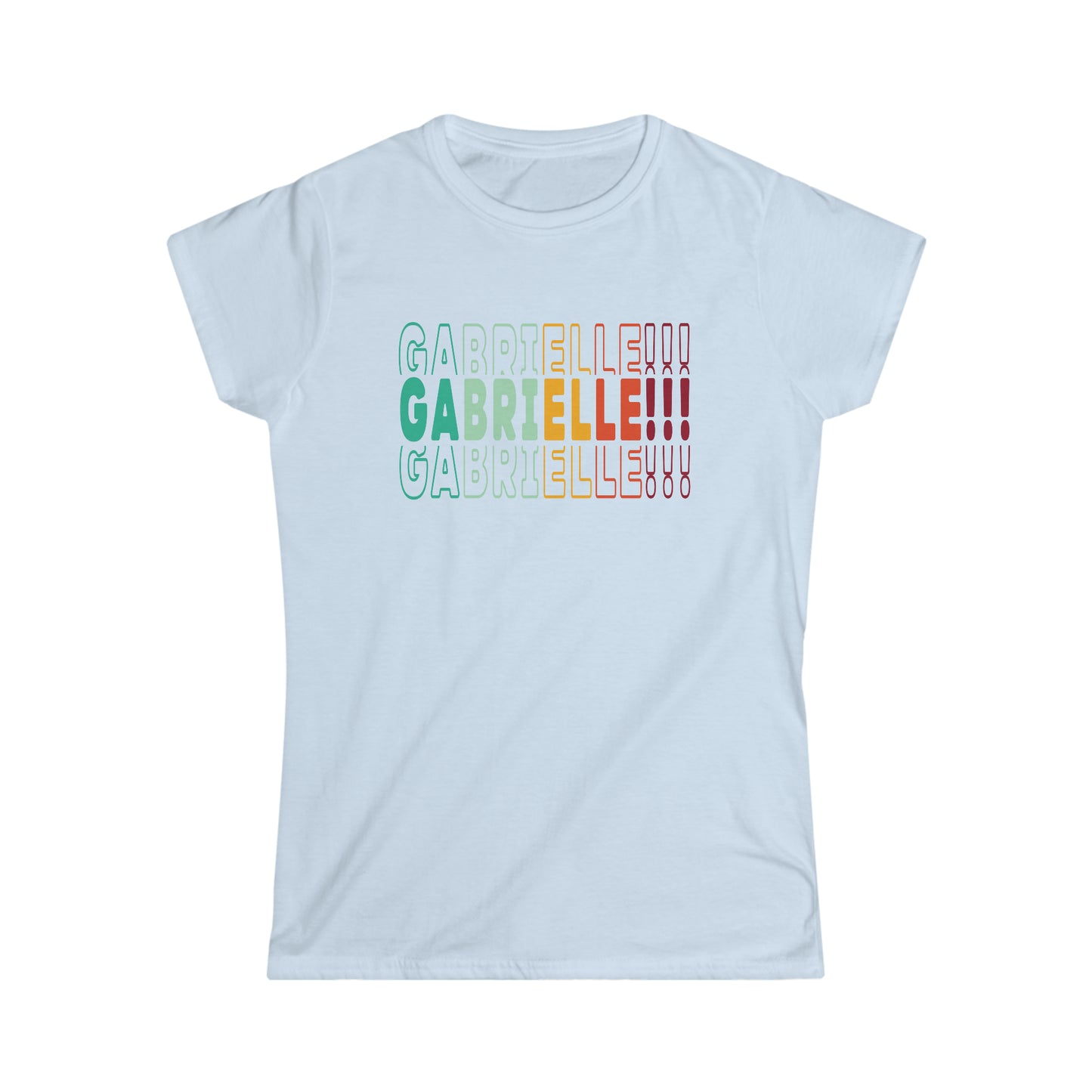 Gabrielle!!! Women's Slim Fit Tee