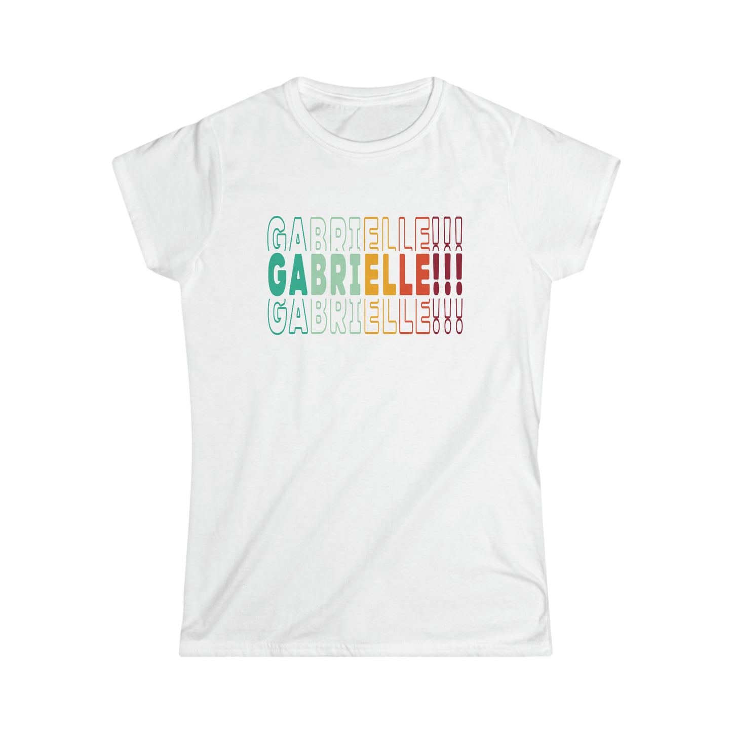 Gabrielle!!! Women's Slim Fit Tee